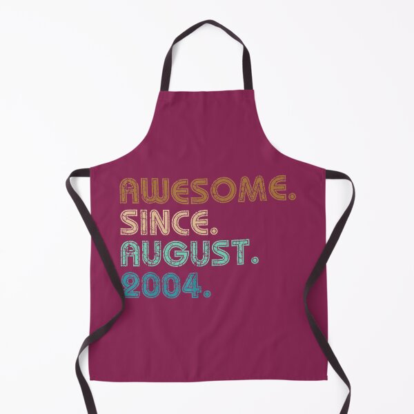Item preview, 18 Years Old Awesome Since August 2004 18th Birthday DM94883 designed and sold by luaotxypg15.