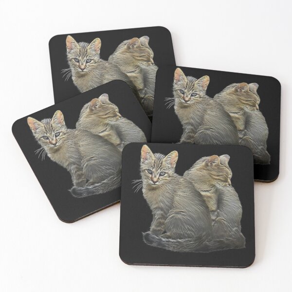 Item preview, cat couple designed and sold by harietteh.