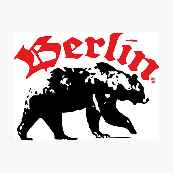 Item preview, Berlin the big German city, bear logo designed and sold by Jurriaan Rexwinkel.
