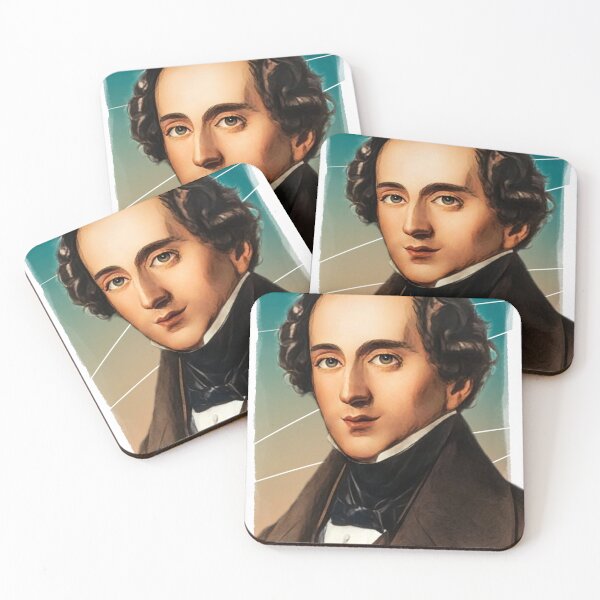 Item preview, German Composer Felix Mendelssohn illustration  designed and sold by Litstoy.