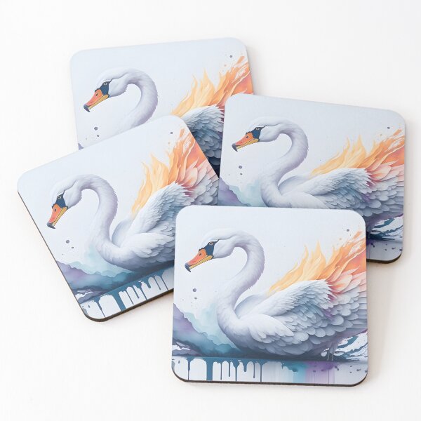 Item preview, Splash Art, Majestic Swan designed and sold by SplashYourDay.