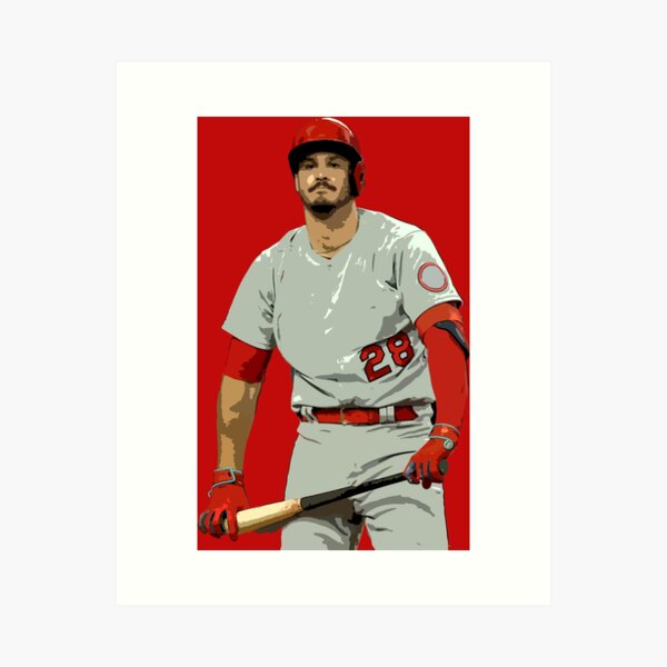 Nolan Arenado #28 Get Attention Art Board Print for Sale by vexeland