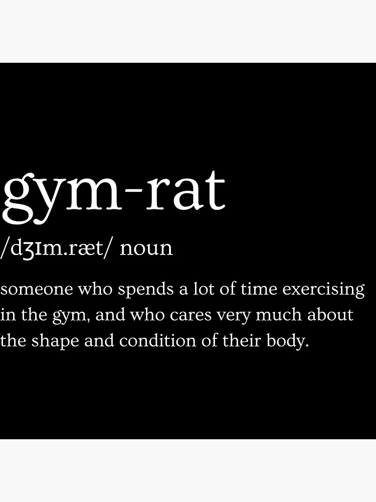 gymrat diccionario