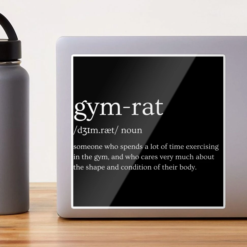 What is the meaning of what does this mean?? gym rat? - Question about  English (US)