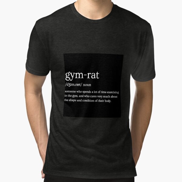 Gym Rat Noun Shirt Funny Gym Shirt Gym Rat Definition Tee 