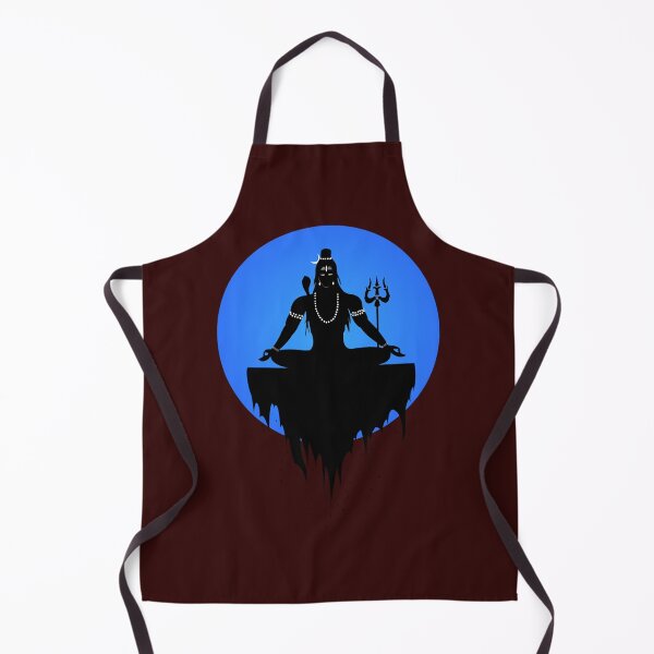 Item preview, Lord Shiva Meditaing Vector art Trishul designed and sold by maiamiJonhson.