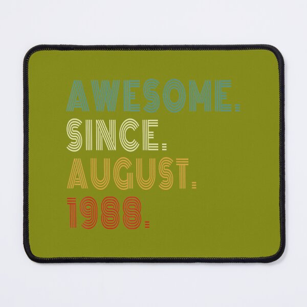Item preview, 33rd Birthday 33 Years Old Awesome Since August 1988 DM40205 designed and sold by xtbfgzaihj9.