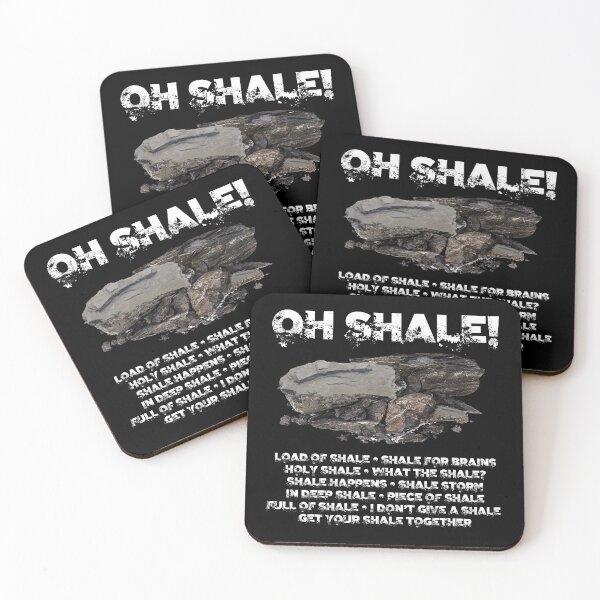 Item preview, Oh Shale! White Type designed and sold by Karen Wood.