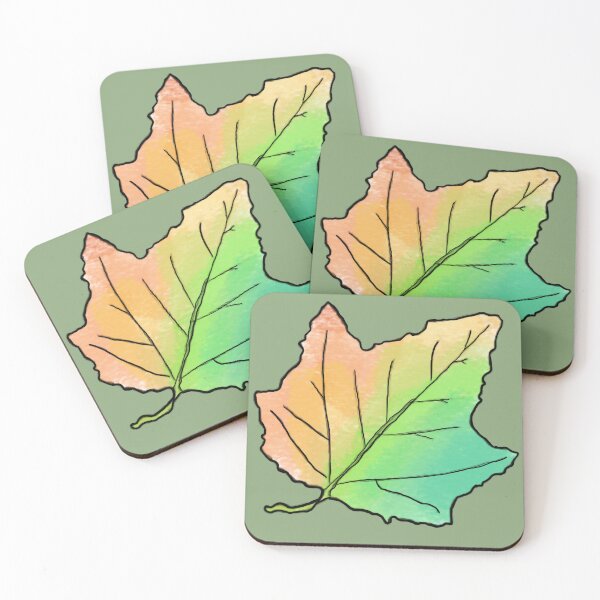 Item preview, Abstract “Fall Pride” Maple Leaf designed and sold by KitKattyDesigns.