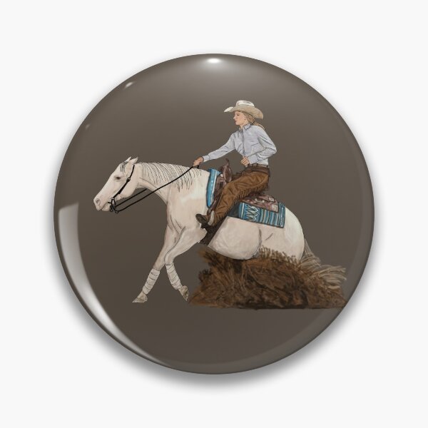Item preview, Reining Horse Sliding Stop designed and sold by MillvilleRidge.
