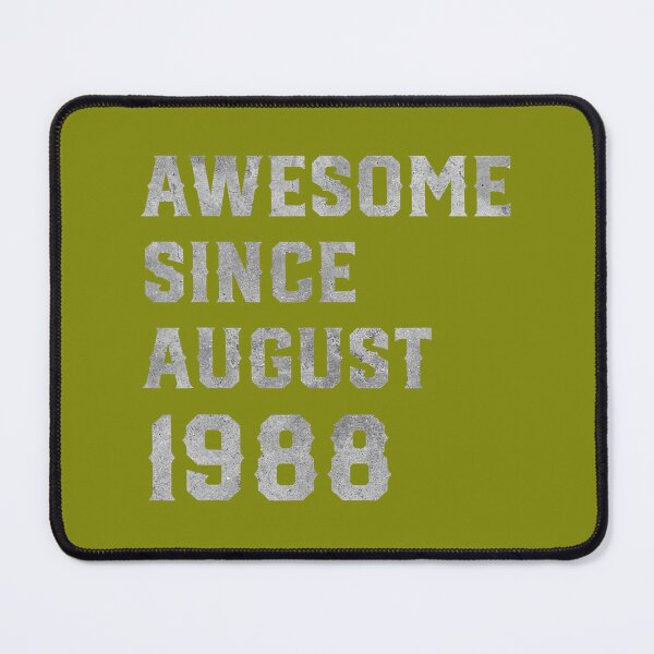 Item preview, 33rd Birthday 33 Years Old Awesome Since August 1988 DM63624 designed and sold by xtbfgzaihj9.