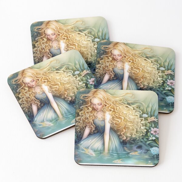 Item preview, Celtic fairy Gwragged Annwn, maiden of the lake 2 designed and sold by Náiade's  Room.