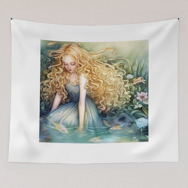 Item preview, Celtic fairy Gwragged Annwn, maiden of the lake 2 designed and sold by Náiade's  Room.