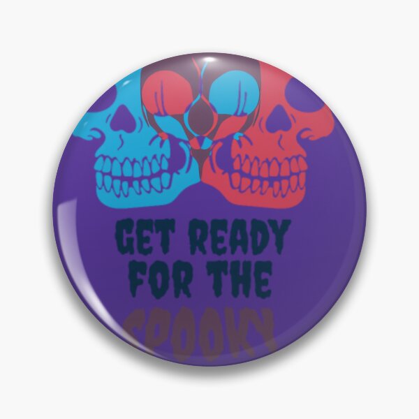 Item preview, Get Ready For The SPOOKY Halloween - Skull Duotone	 designed and sold by hiixnbqhlzh46.