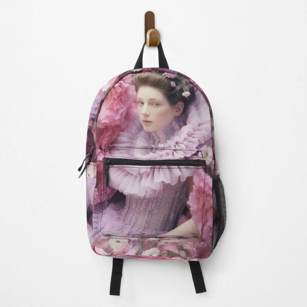 Item preview, Lady Hollyhock - June 23 Birthday Bloom designed and sold by ZenEverAI.