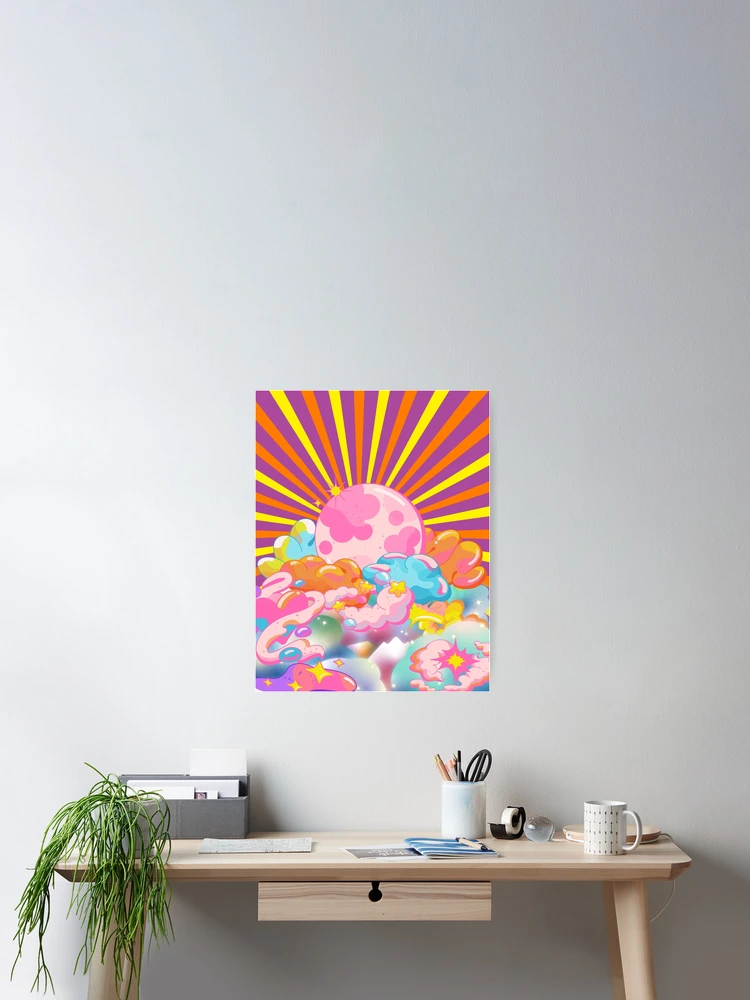 Thumbnail 2 of 3, Poster, Groovy Sunset designed and sold by ReeReeDesigns.