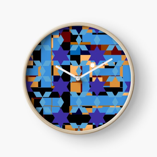 pattern, design, tracery, weave Clock