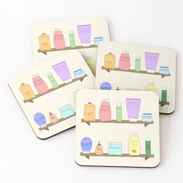 Item preview, Skincare Shelf designed and sold by peachesandfizz.
