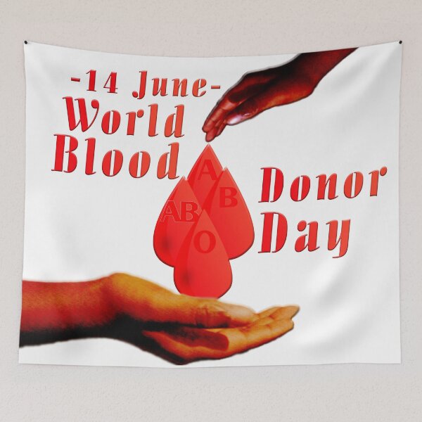 Item preview, World blood donor day 14 June designed and sold by Bigrow.