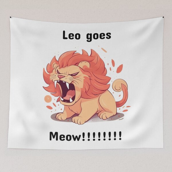 Item preview, Leo goes Meow designed and sold by luxlasors543.