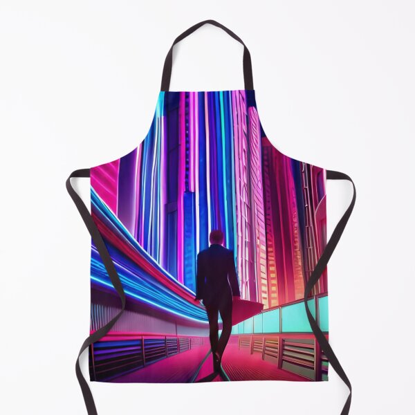 Artikelvorschau, Cyberpunk-Neon-Stadtansicht entworfen und verkauft von Finity Atelier.