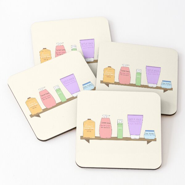 Item preview, Skincare Shelf - Single Shelf Version designed and sold by peachesandfizz.