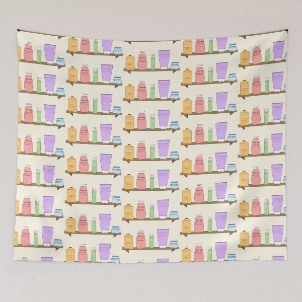 Item preview, Skincare Shelf - Single Shelf Version designed and sold by peachesandfizz.