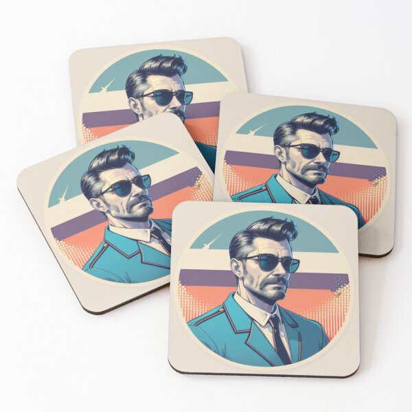 Item preview, man with retro style glasses posing for father's day designed and sold by Space Explorer  Emporium.
