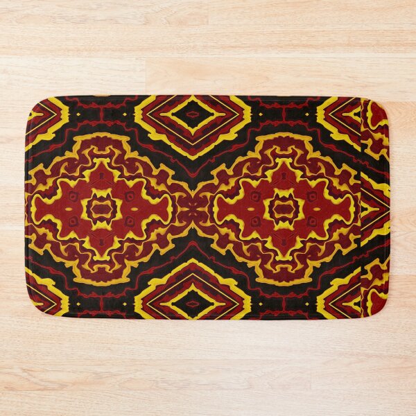 Item preview, Tribal designs with latest blocking red black yellow digital art work  designed and sold by BrandfotechArts.