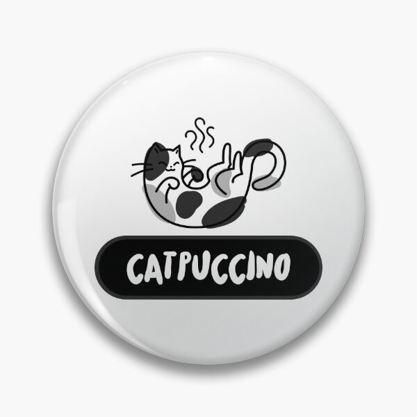 Item preview, Funny and Cute Catpuccino Kitten Coffee designed and sold by motivationalsw.
