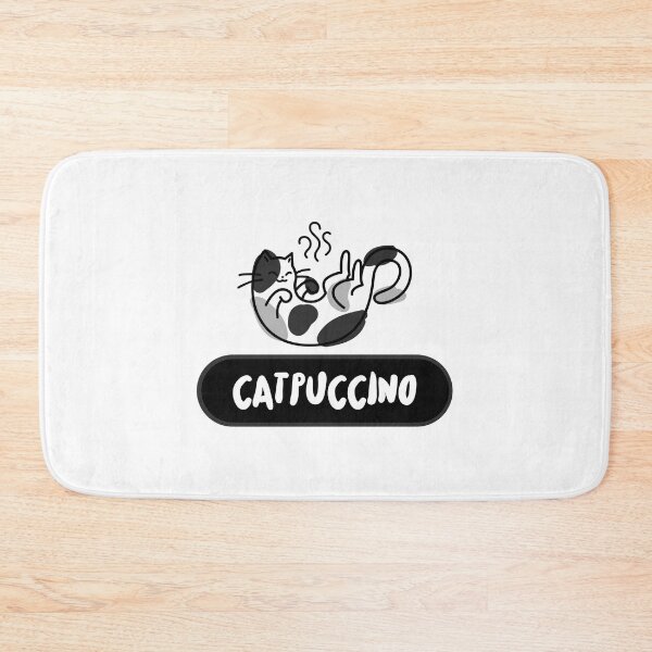 Item preview, Funny and Cute Catpuccino Kitten Coffee designed and sold by motivationalsw.
