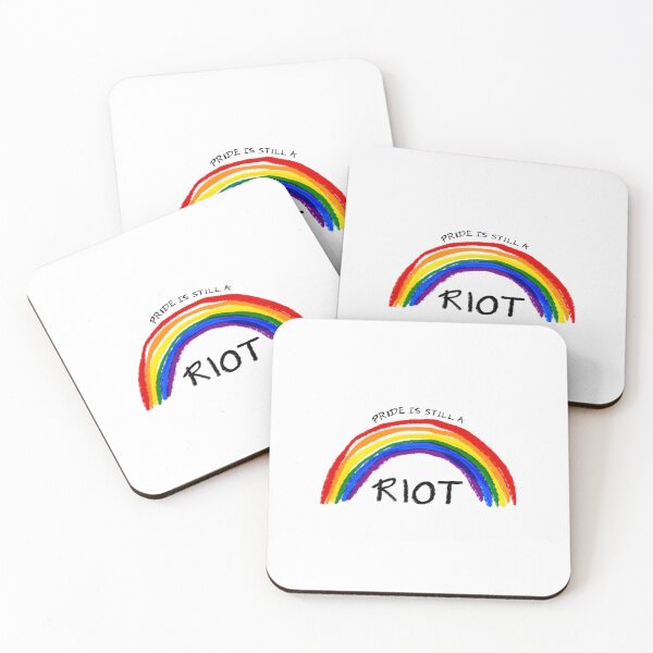 Item preview, Pride is still a riot - hand drawn rainbow designed and sold by cu-b3.
