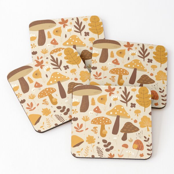 Item preview, Lovely Mushrooms Patterns designed and sold by Amir Faysal.