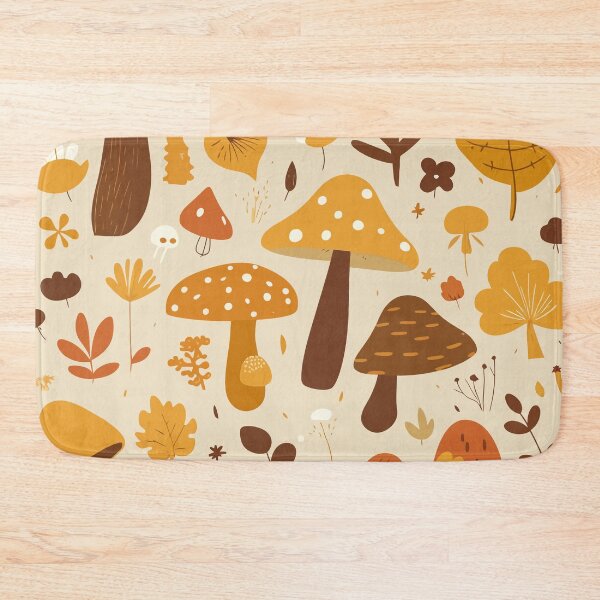 Item preview, Lovely Mushrooms Patterns designed and sold by Amir Faysal.