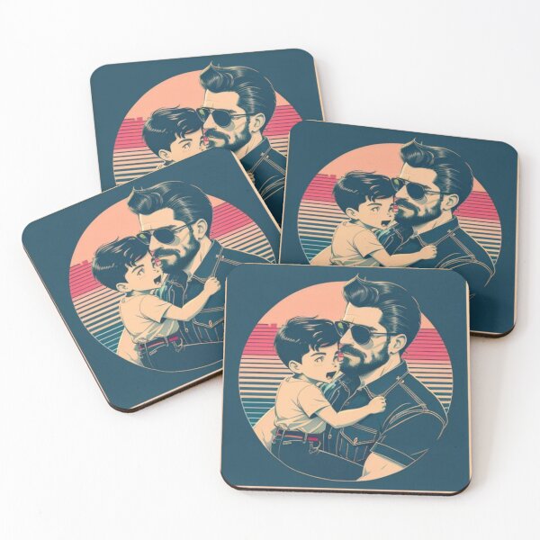 Item preview, happy modern father's day stilo retro designed and sold by Space Explorer  Emporium.