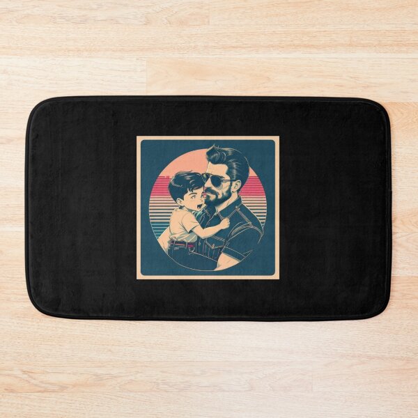 Item preview, happy modern father's day stilo retro designed and sold by Space Explorer  Emporium.