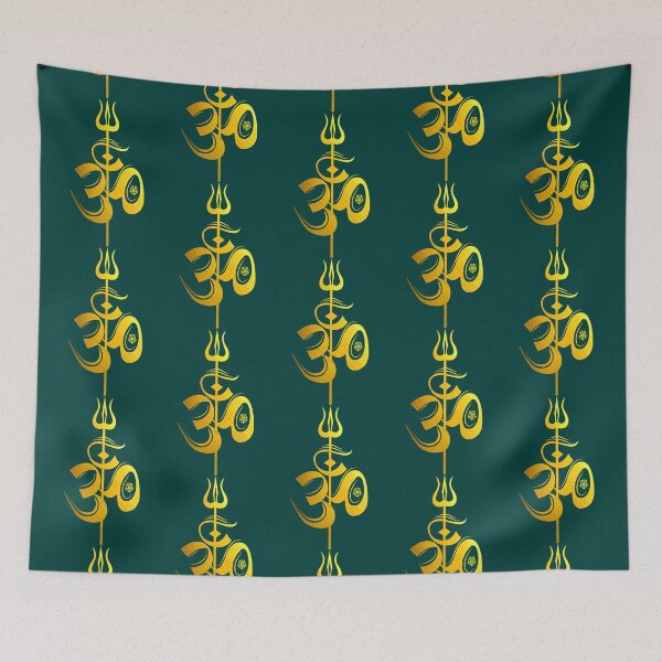 Item preview, OM Lord Shiva Divine Spear Trident Trishul designed and sold by ColergisShirt.