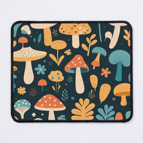 Item preview, Lovely Mushrooms Pattern designed and sold by Amir Faysal.