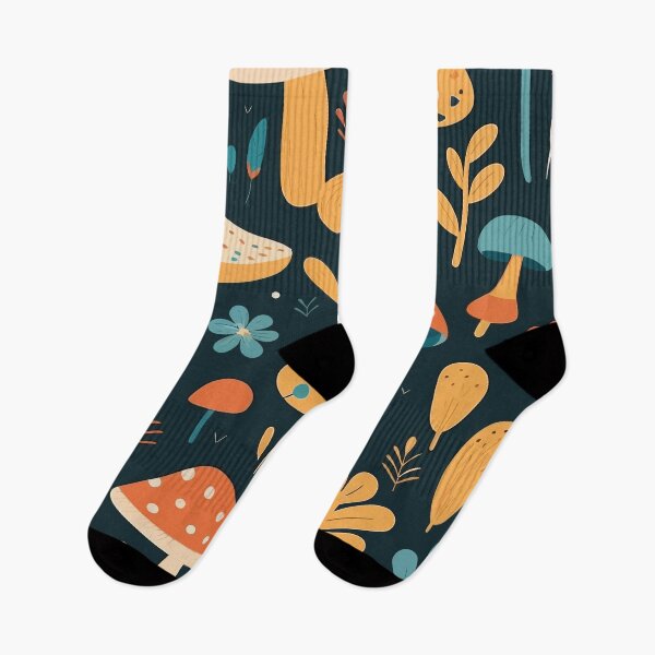 Item preview, Lovely Mushrooms Pattern designed and sold by Amir Faysal.
