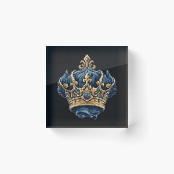 Item preview, The Blue Gold Crown designed and sold by No-No-Name.
