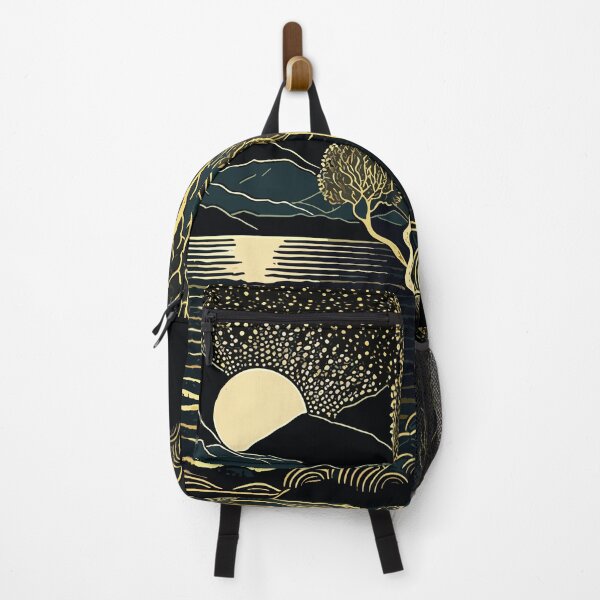 Item preview, Moon over Lake Como, vintage style designed and sold by SamJanner.