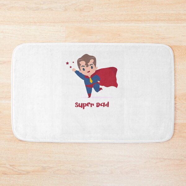 Item preview, Cartoon character, super dad cute fathers day international. Baseball ¾ Sleeve  designed and sold by tavern5.