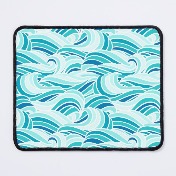 Item preview, Ocean beach summer wave retro vintage pattern designed and sold by MGuyerArt.