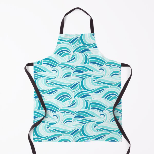 Item preview, Ocean beach summer wave retro vintage pattern designed and sold by MGuyerArt.