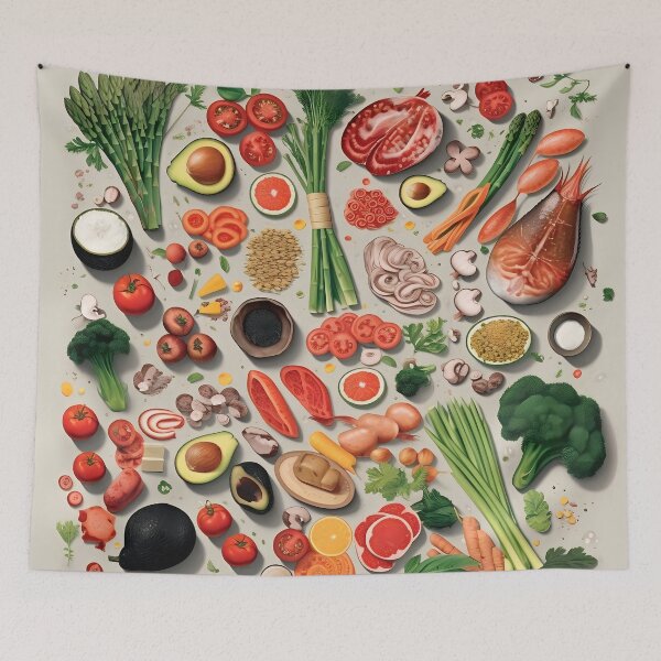 Item preview, A burst of vitality: Healthy foods that nourish body and soul designed and sold by InsaneLEDP.