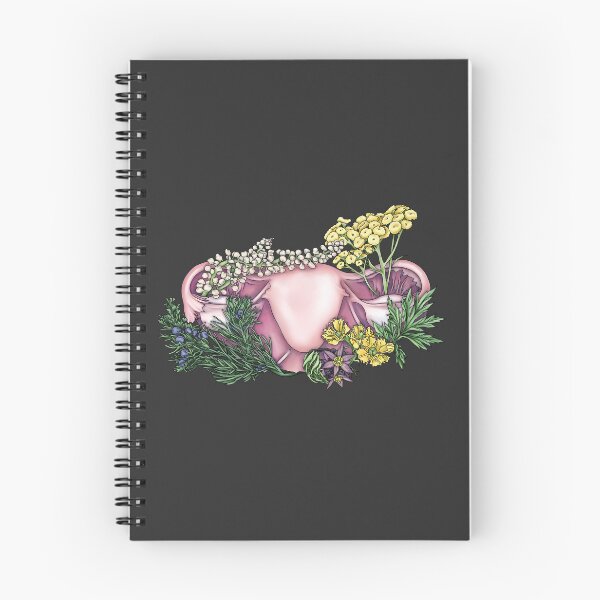 Item preview, Uterus anatomy with very special flowers and plants designed and sold by lizs-lemons.