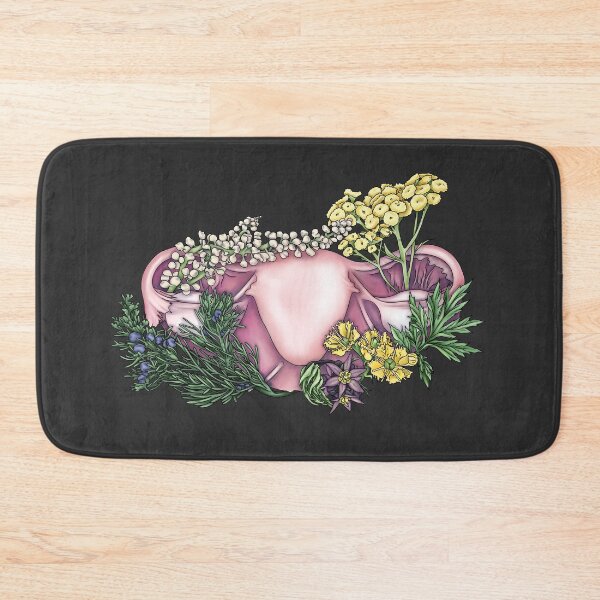 Item preview, Uterus anatomy with very special flowers and plants designed and sold by lizs-lemons.