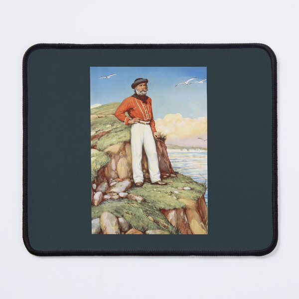 Item preview, giuseppe garibaldi on a cliff ledge arthur a dixon	 designed and sold by ugrteewc33.