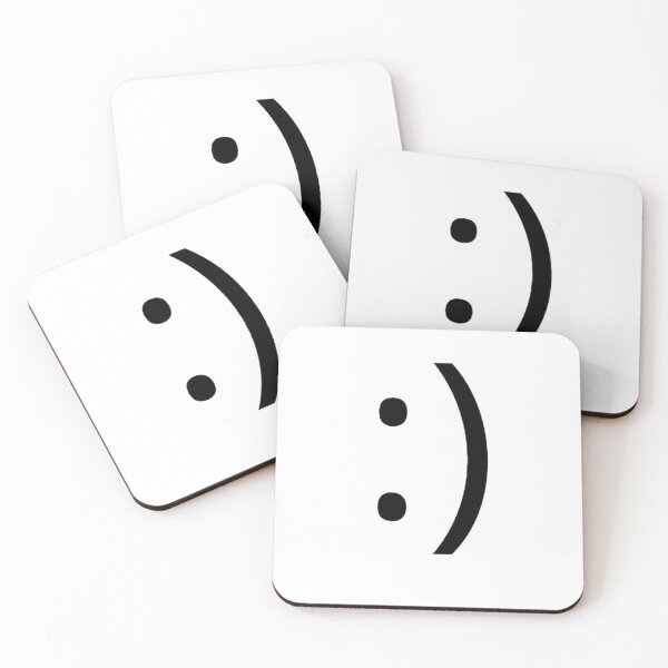 Item preview, Old school smiley face, sideways smily face, original text smile, pre emojis designed and sold by StudyPuff.