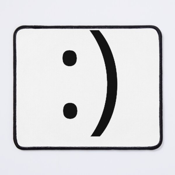 Item preview, Old school smiley face, sideways smily face, original text smile, pre emojis designed and sold by StudyPuff.